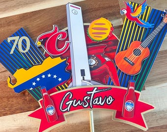 Barquisimeto-taarttopper: handgemaakte Lara-feestdecoratie