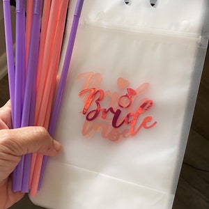 Junggesellinnenabschied, Junggesellinnenabschied, Strand Junggesellinnenabschied, Mädchen Reise, Getränke Taschen, Getränke Beutel, Schnaps Taschen, Pool Gastgeschenke, Strand Geburtstag