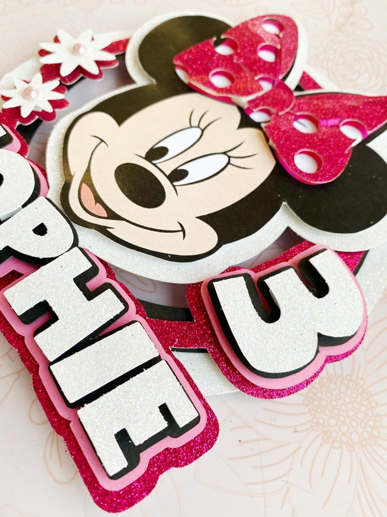 Minnie Maus Topper Minnie Geburtstag Kuchen Minnie Mouse ...