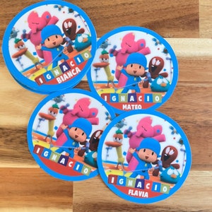 pocoyo party decor,pocoyo party, pocoyo sitcker,pocoyo tags,pocoyo topper,pocoyo birthday,pocoyo supplies,pocoyo plush, pocoyo favors