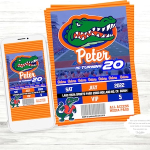 Florida Gators, Gators Einladung, UF Grad, Florida Gators Party, Florida Gators, University of Florida, Abschlussparty, College Football