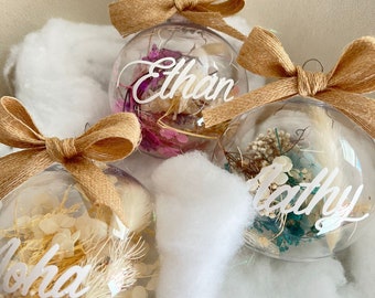 Pampas ornament, Dried Flower, ornament, flower ornament,Christmas Ornament,Boho Christmas,boho Ornament,boho Christmas gift,custom ornament