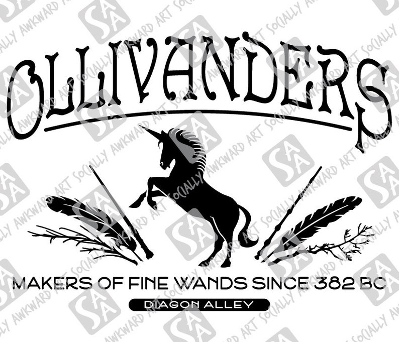 Download Harry Potter Inspired Ollivanders Wand Shop SVG EPS JPG ...