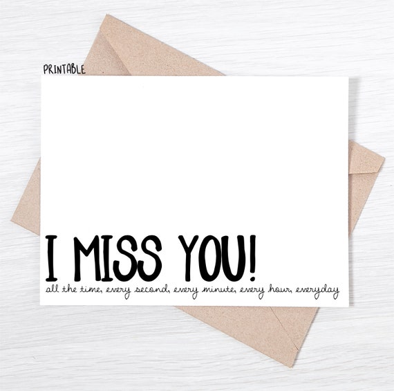 PRINTABLE Miss You Card I Miss - Il 570xN.3257496958 Ta43 
