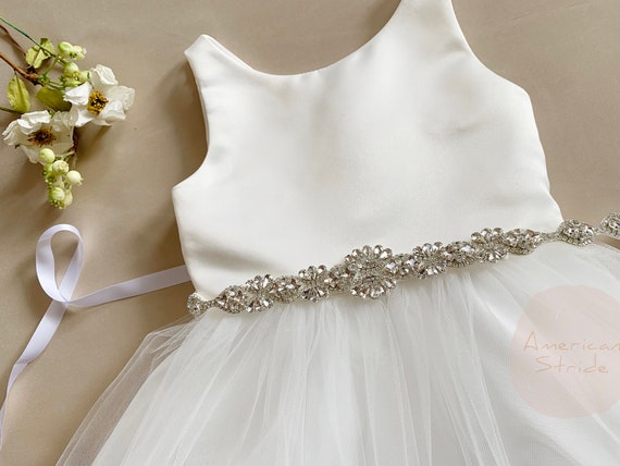 Belt for flower girl dress discount