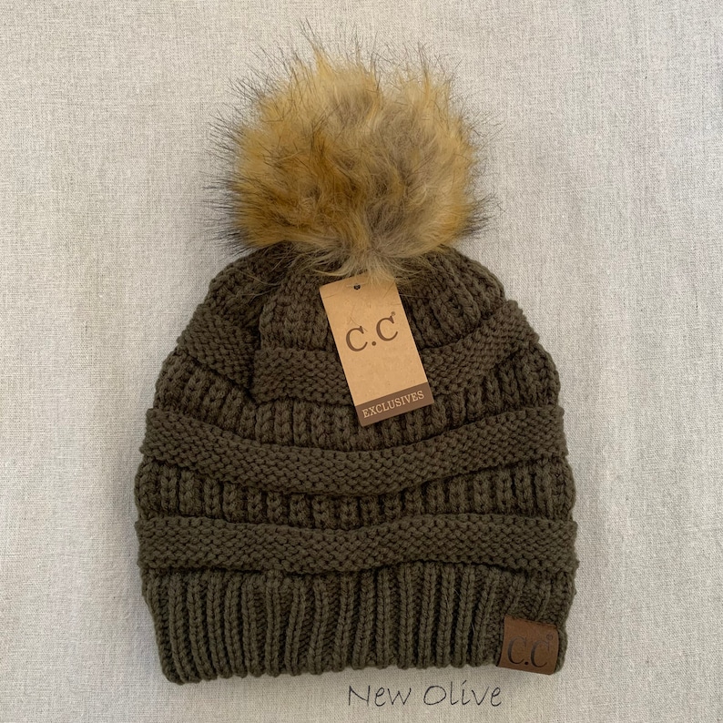 Genuine CC POM Beanie for Adults Premium Winter Hats C.C Etsy