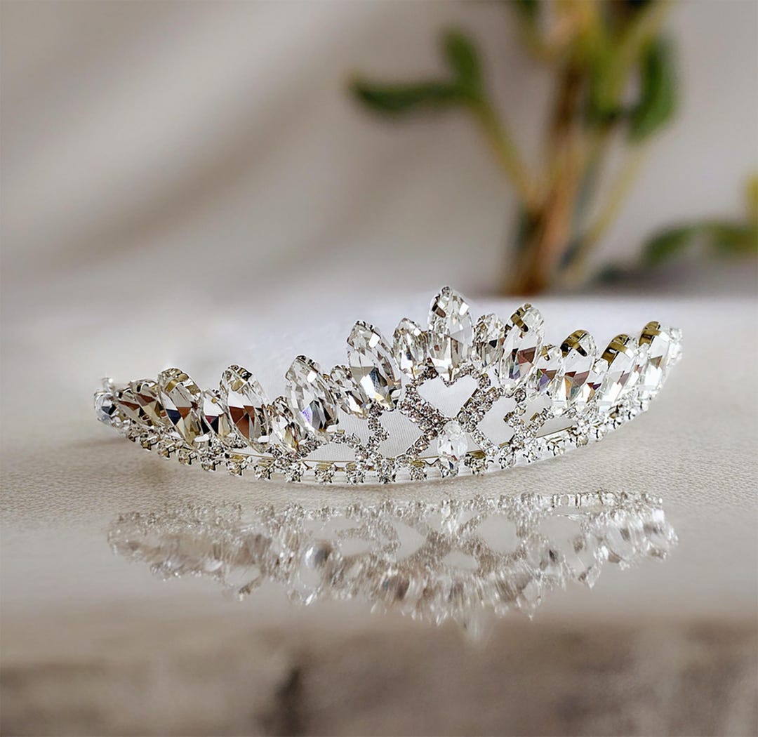 Rhinestone Crystal Flower Girl Tiara: First Communion  display picture 2