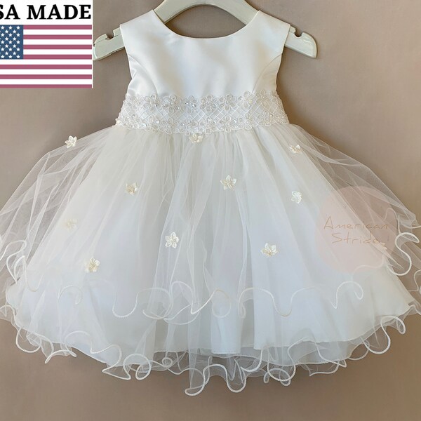 Baby Girl Satin Bodice Double Tulle Layer Dress by TIPTOP KIDS - AS5251S main image 0
