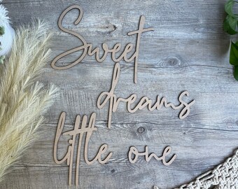 Sweet dreams little one | Wall quote