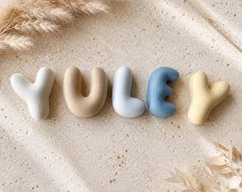 Personalised 3D Printed Bubble Letter Name | Custom Kids Room Decor | Nursery Name Sign