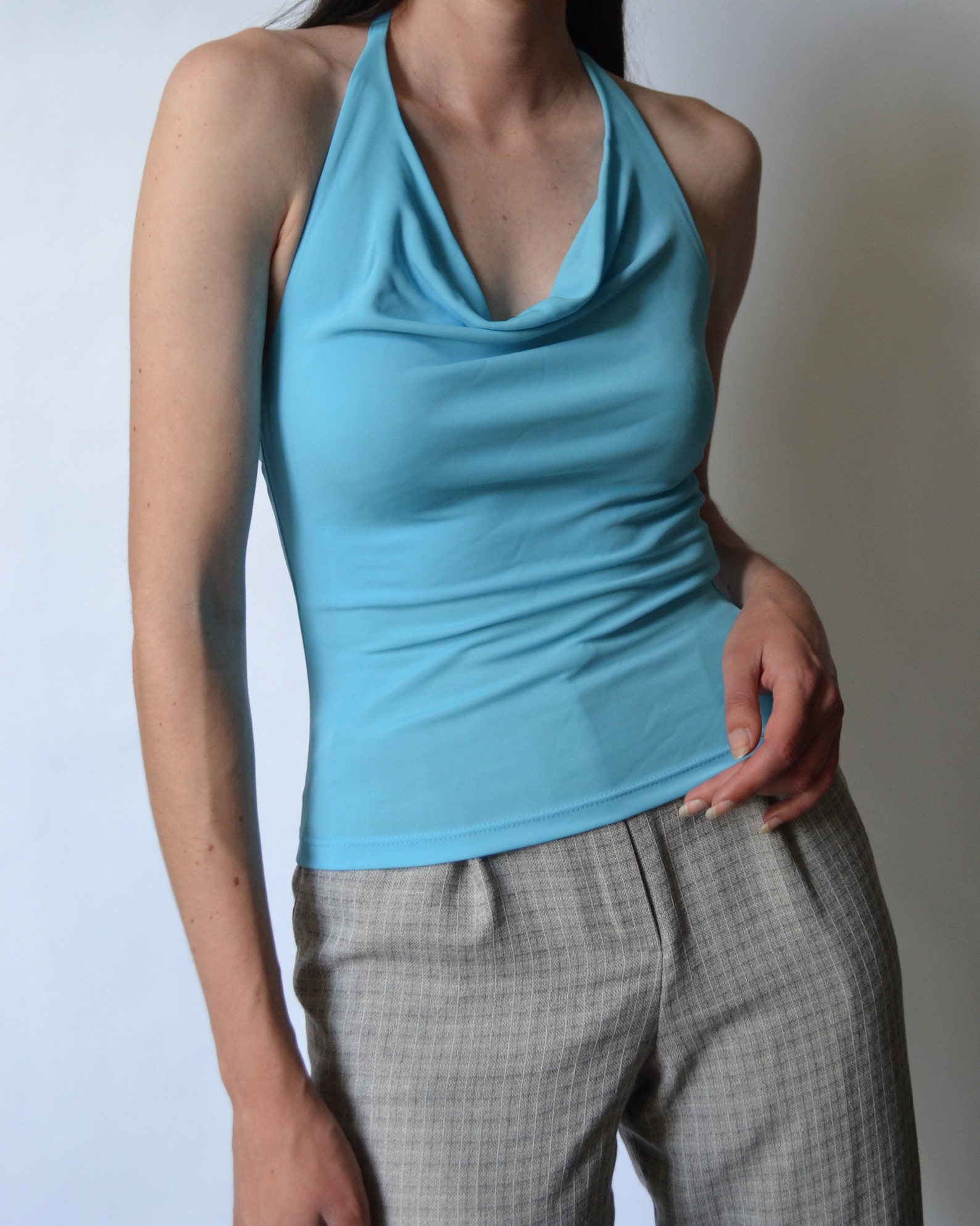 y2k halter tops