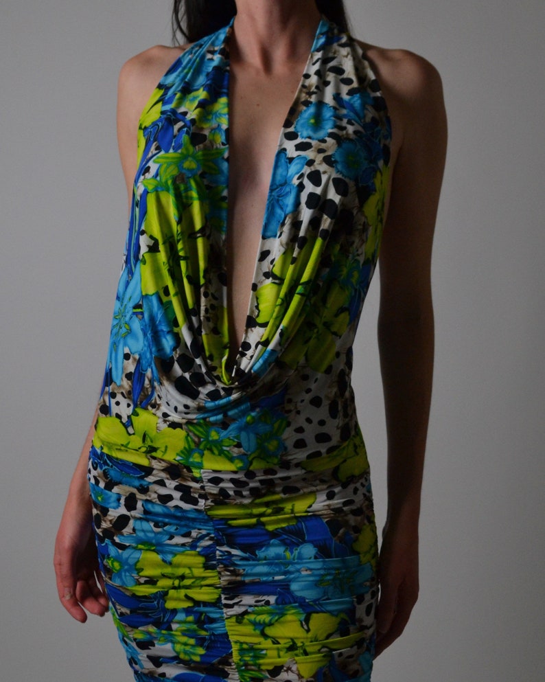 plunging cowl neck