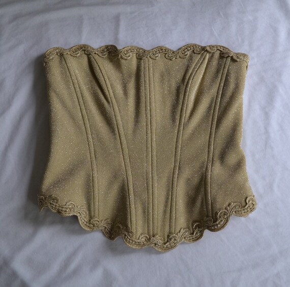 Vintage Gold Underwire Corset