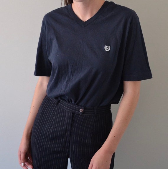 Oversized Black Chaps Tee