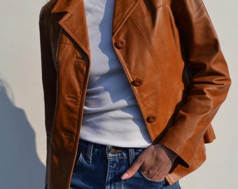 Tan Wilson’s Leather Blazer