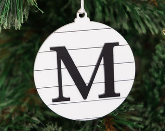 Initial Ornament | Personalized Family Christmas Ornament | Last Name Initial Christmas Ornament, Custom Family Christmas Ornament 2023