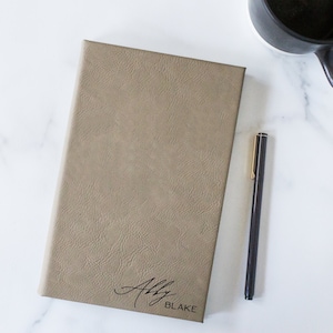 Personalized Journal, Custom Notebook, Graduation Gift, Teacher Gift, Custom Coworker Gift, Gift For Her, Custom Journal, Engraved Journal