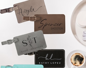 Bridesmaids Gift, Personalized Luggage Tags, Gift For Her, Groomsman Gift, Custom Luggage Tags, Wedding Gift, Engraved Luggage Tags