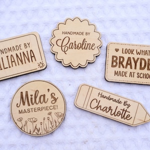 Kids Magnets, Look What I Made Magnet, Child Fridge Magnets, Kid&#39;s Art Display, Personalized Children&#39;s Picture School Art, Custom Magnet