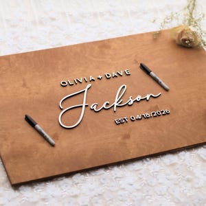 Unique Guest Book Sign, Wooden Wedding Guest Book, Personalized Guest Book Alternative, Custom Alternative Guest Book, Wedding Ceremony Sign