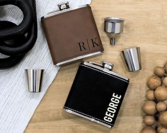 Boyfriend Gift, Gift For Dad Custom Flask, Fathers Day Gift, Christmas Gift, Gift For Him, Personalized Flask, Groomsmen Bachelor Party Gift