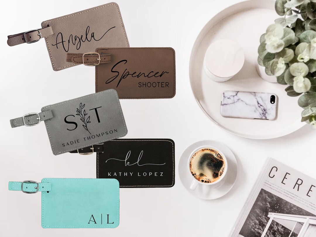 Bridesmaids Gift, Personalized Luggage Tags, Gift for Her, Groomsman Gift,  Custom Luggage Tags, Wedding Gift, Engraved Luggage Tags - Etsy Israel, image size:1080x810