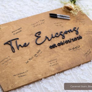 Rustic Wooden Guest Book, Personalized Guest Book Alternative, Unique Guest Book Sign, Custom Alternative Guest Book, Wedding Ceremony Signs