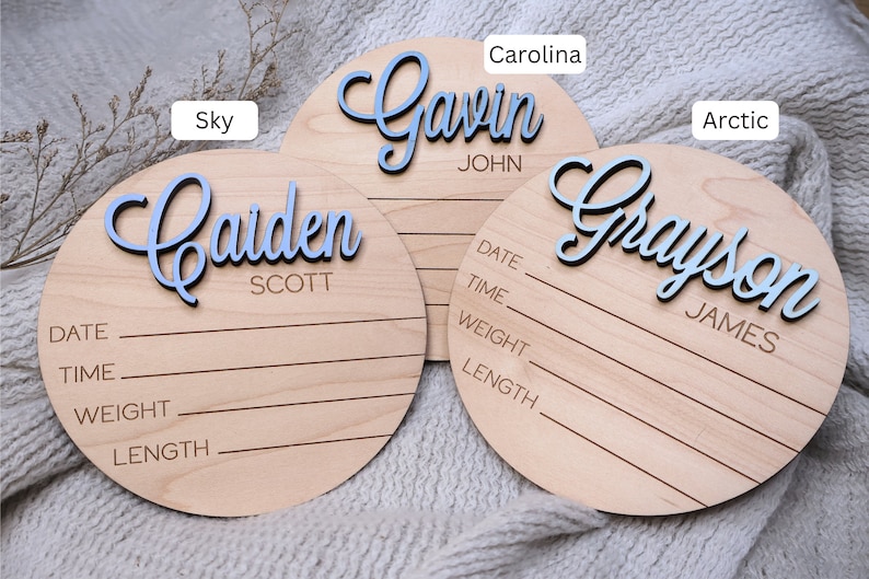 Newborn Baby Stats Sign, Wooden Birth Sign, Hospital Footprint Sign For Baby, Newborn Photo Prop, Birth Announcement Sign, Baby Shower Gift image 7