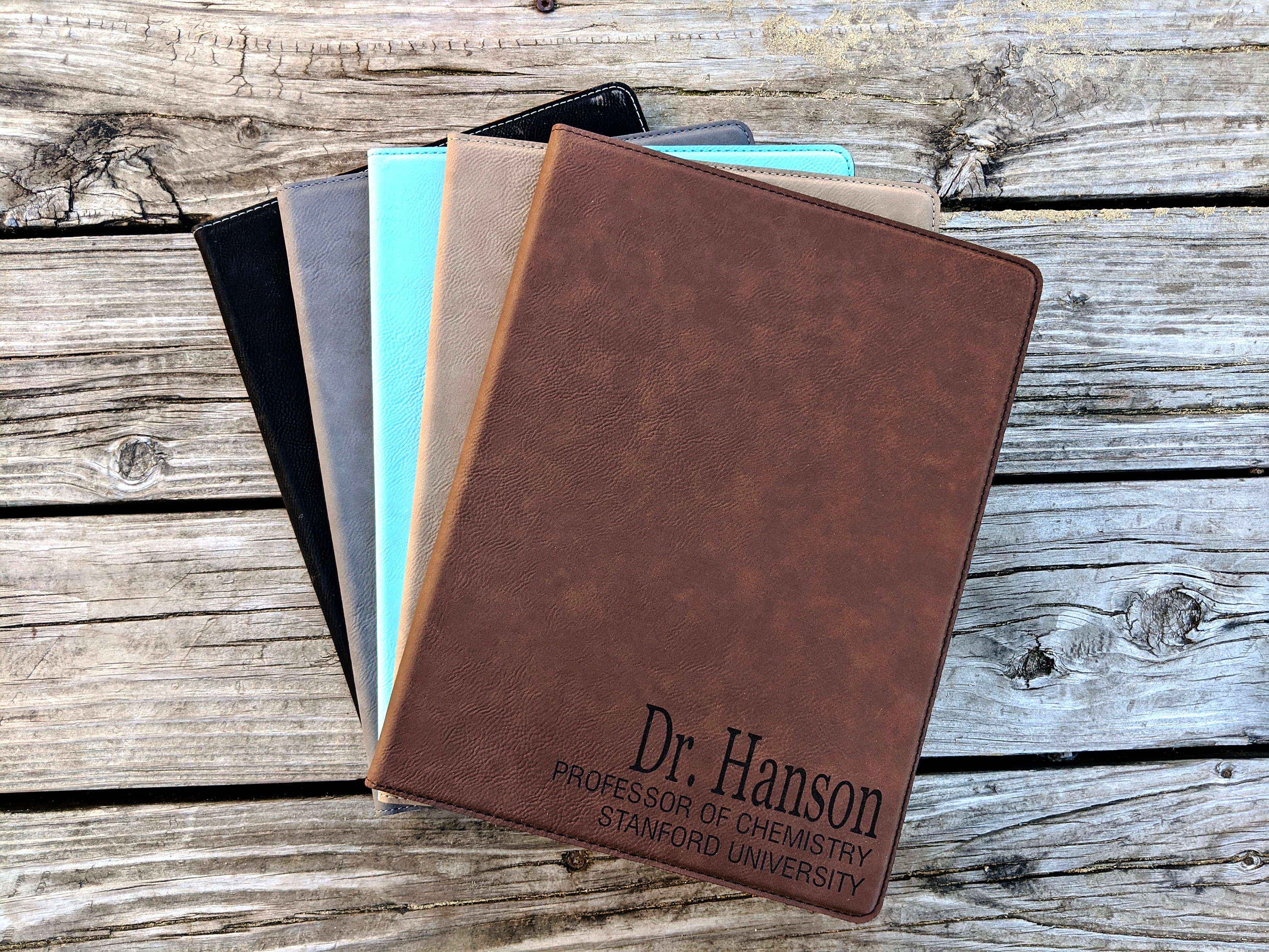 Personalized Portfolio With Notepad. Business Portfolio. Etsy