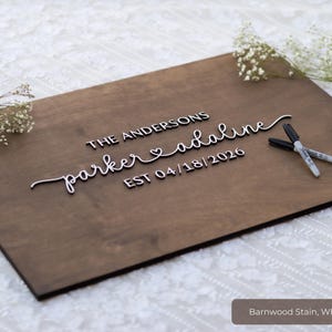 Wooden Guest Book Wedding Alternative, Custom Guest Book, Wooden Guest Book, Wedding Decor, Wedding Guestbook, 3D Unique Guest Book Sign