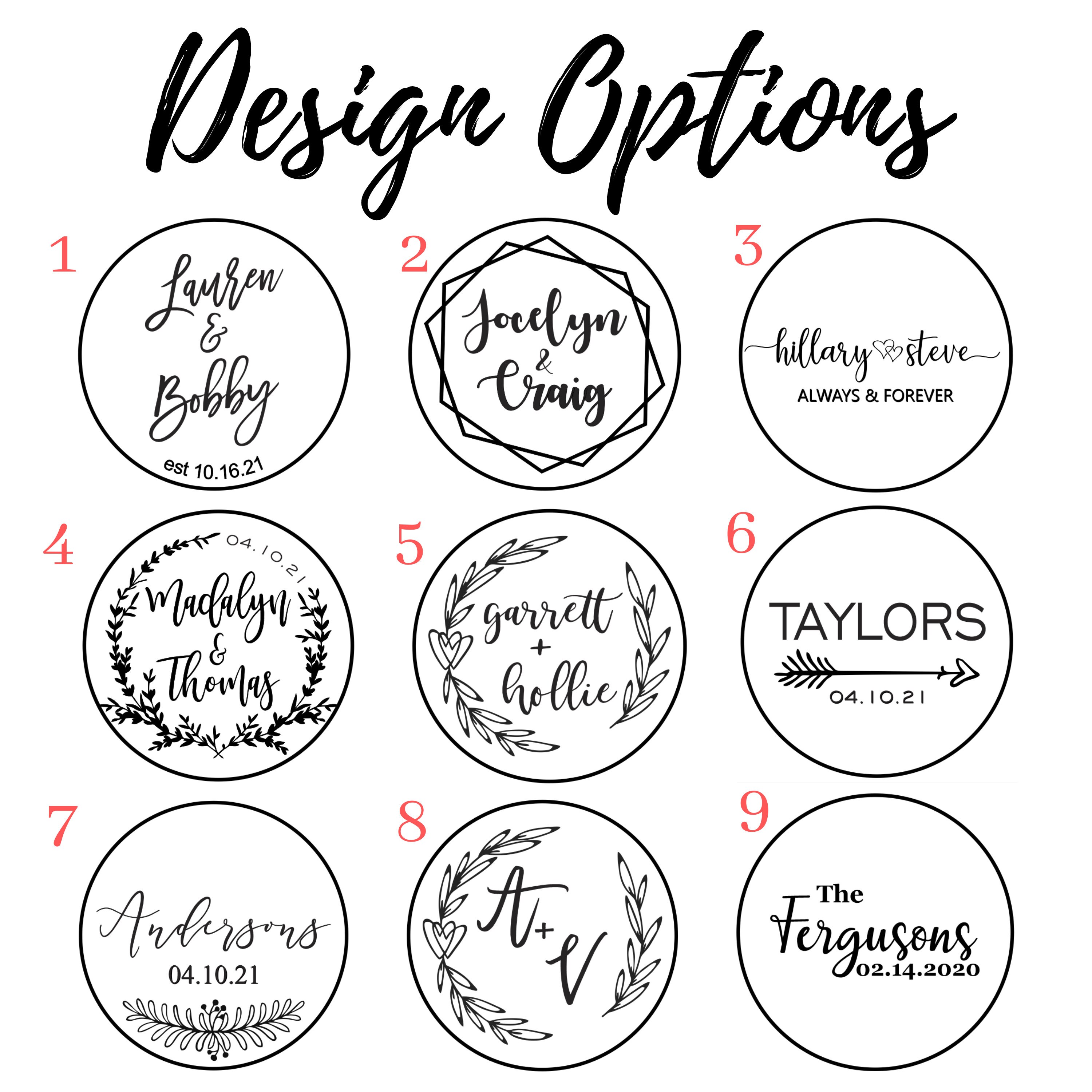 Personalized Round Engagement Ring Box Wedding Ring Box Wood Etsy