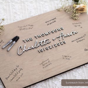 Rustic Wooden Guest Book, Personalized Guest Book Alternative, Unique Guest Book Sign, Custom Alternative Guest Book, Wedding Ceremony Signs
