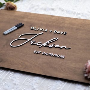 Unique Guest Book Sign, Wooden Wedding Guest Book, Personalized Guest Book Alternative, Custom Alternative Guest Book, Wedding Ceremony Sign