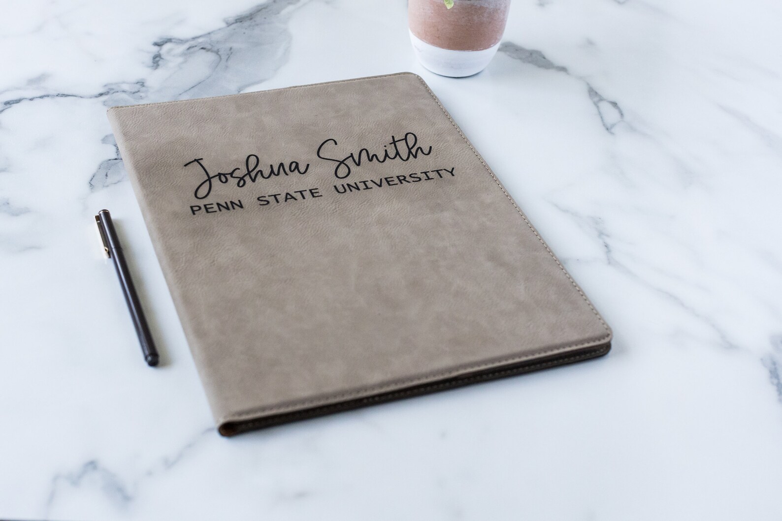 Personalized Portfolio With Notepad Business Portfolio Etsy