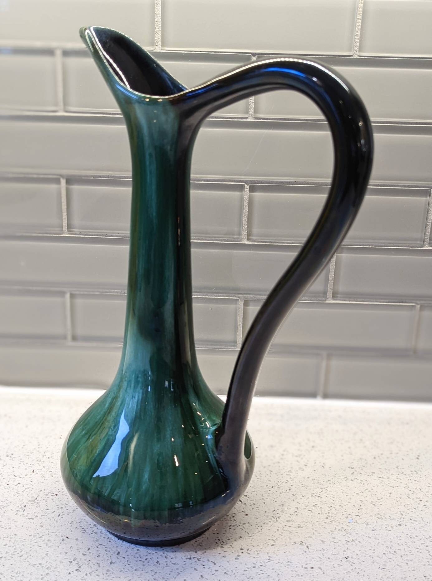 12 Vintage Blue Mountain Pottery Jug / Vintage Blue Mountain Pottery