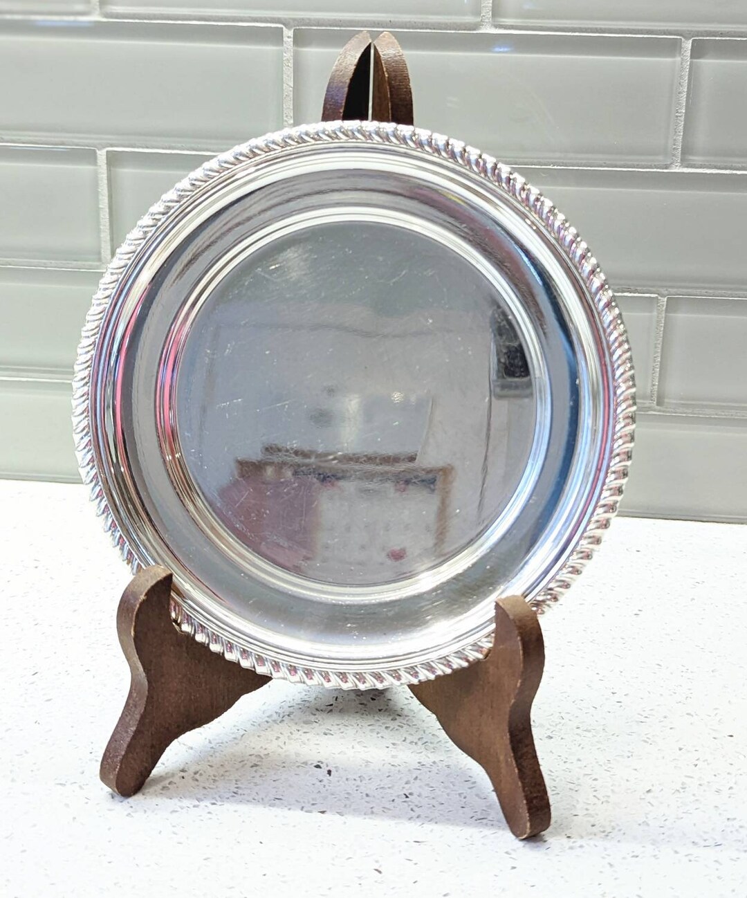 Vintage Birks Regency Plate E.P. on Copper Dish / Vintage Vintage Birks Regency Plate E.P. on Copper Dish / Vintage