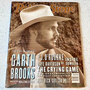 Vintage Rolling Stone Magazine April 1993 Garth Brooks Cover / Vintage Rolling Stone / Garth Brooks Magazine Cover / Rolling Stone Magazine