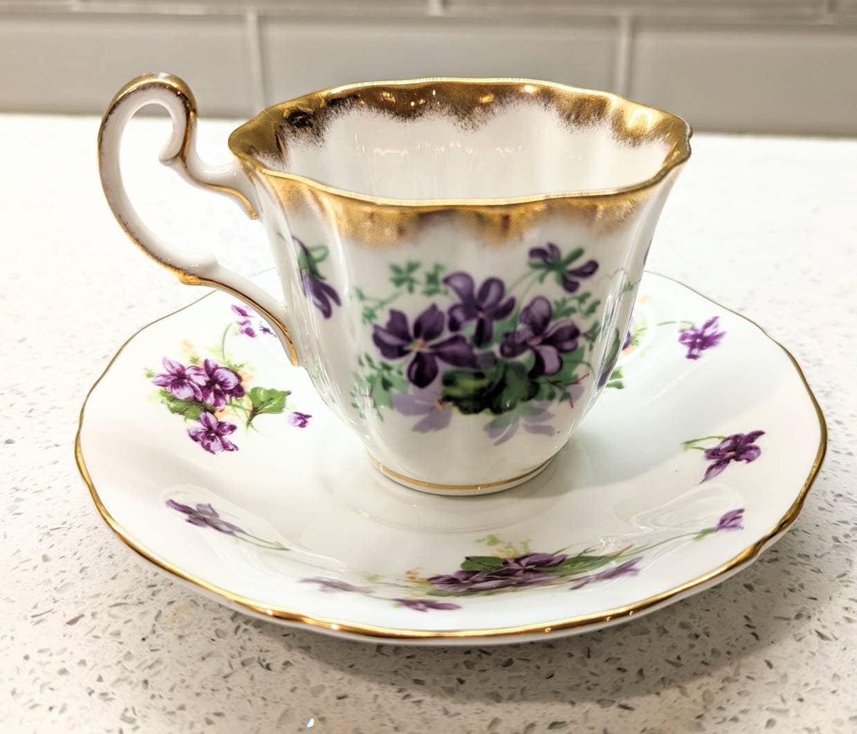 RIDGWAY Cup&Saucer(1810年頃) Ridgway Porcelain Tea Cup & Saucer Pattern 2/1114 / 2/1178 C