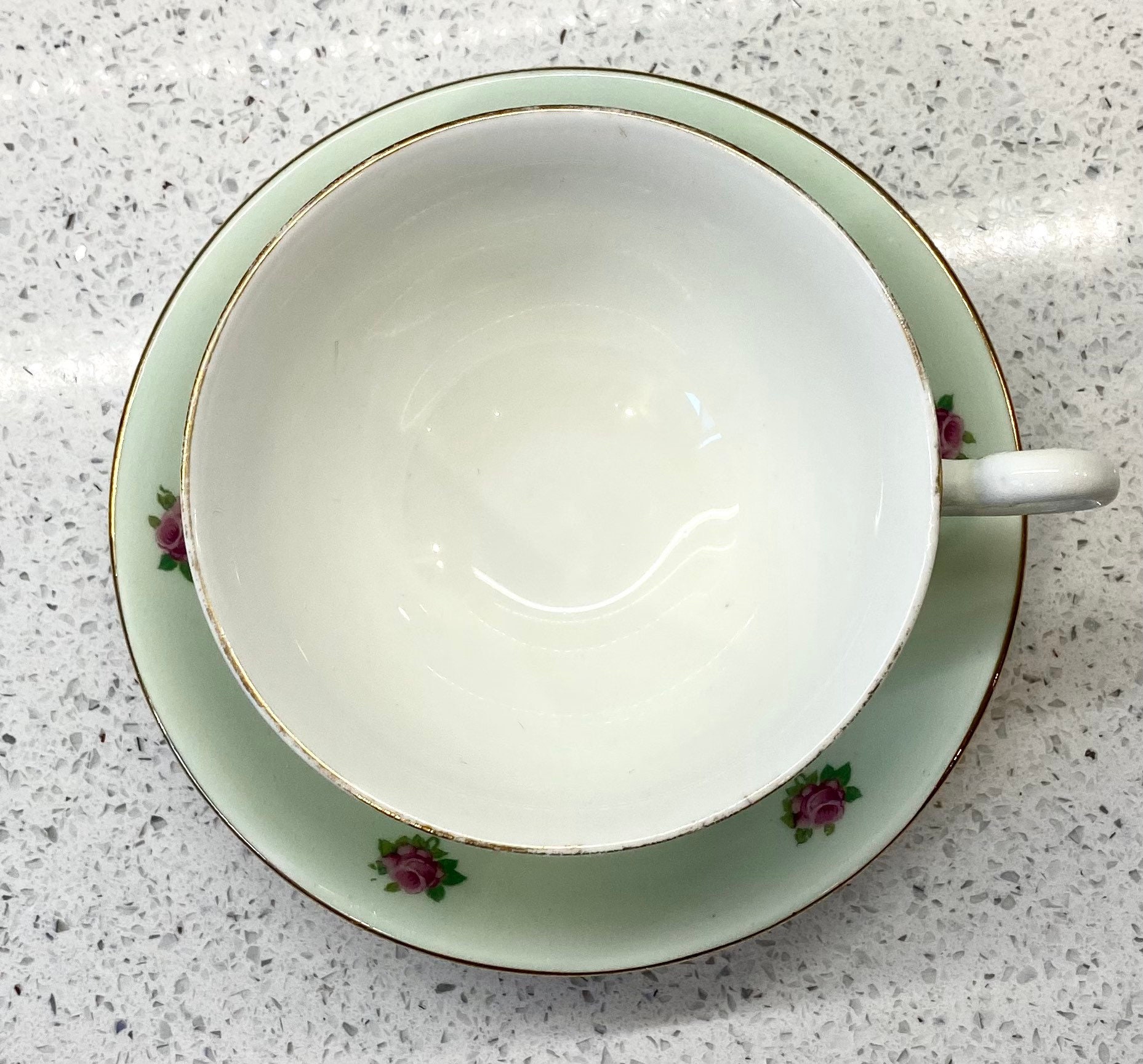 Vintage Adderley Bone China Teacup and Saucer / Vintage Mint Vintage Adderley Bone China Teacup and Saucer / Vintage Mint