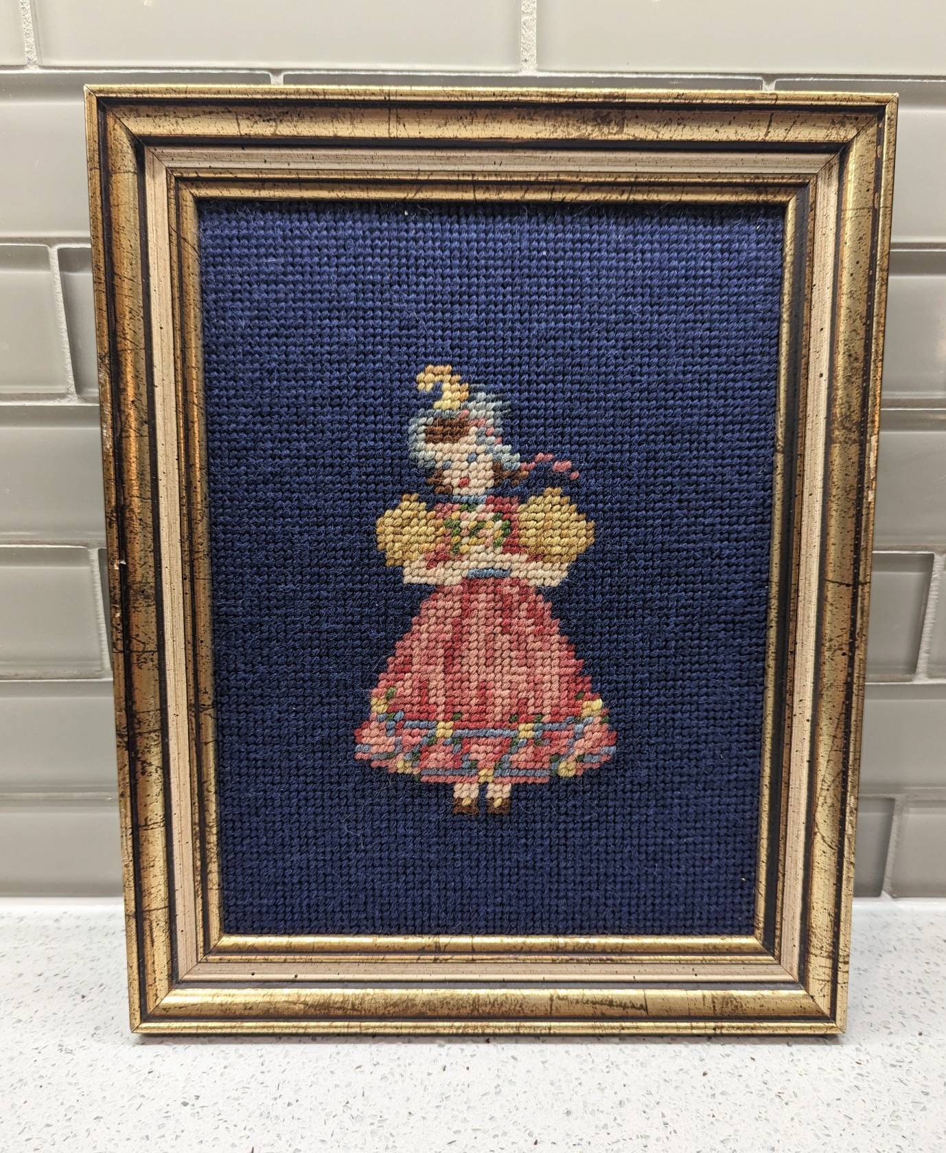 フランスアート　額縁セット　NEEDLEPOINT Vintage s-l1200.jpg