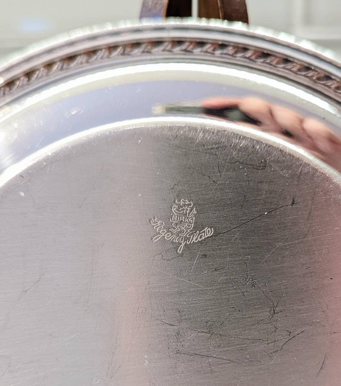 【Birks】ティーポット 【シルバープレート】Regency Plate Hollowware - Silverplate - BIRKS REGENCY PLATE - SHELL