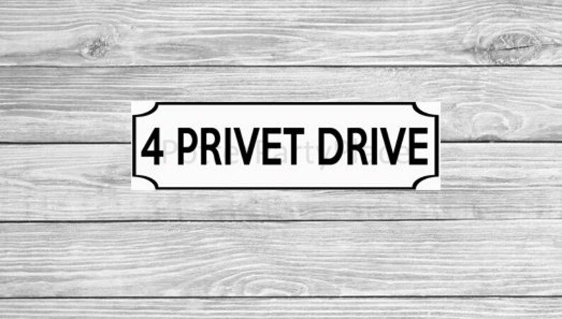 Harry Potter Privet Drive Sign | Etsy