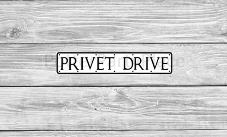Harry Potter Privet Drive Sign | Etsy