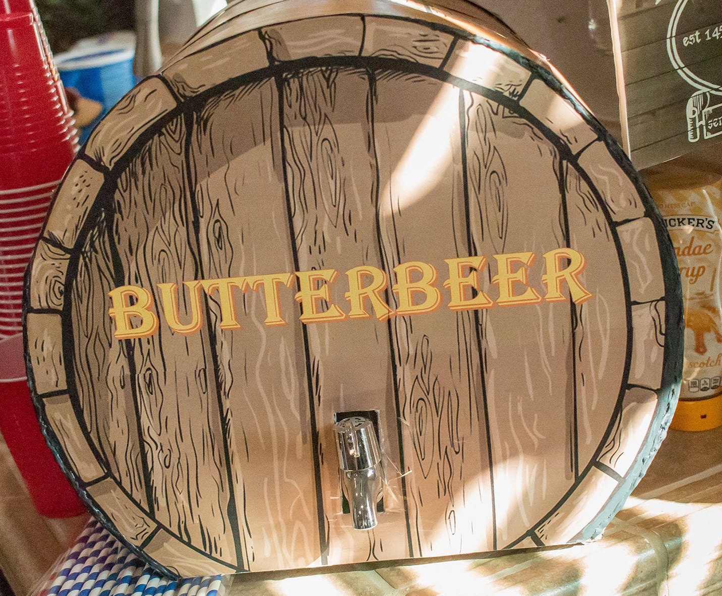 Harry Potter Butterbeer Barrel Etsy