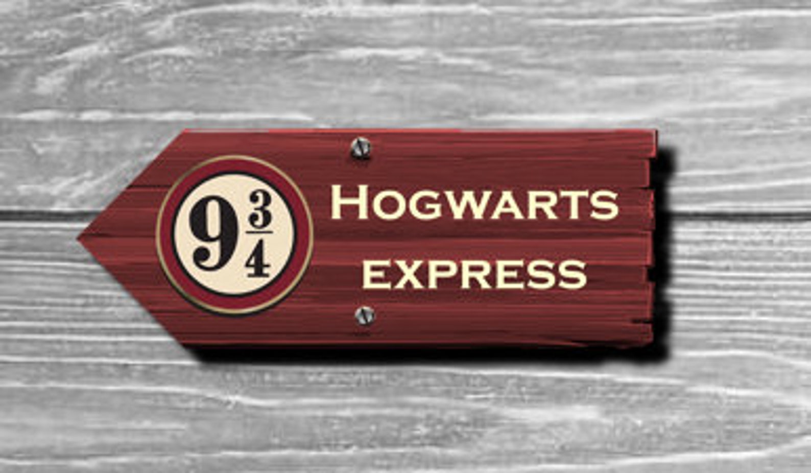 Harry Potter Directional Arrow Hogwarts Express | Etsy