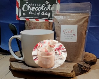 Peppermint Milk Chocolate Cocoa Mix - Cocoa - Hot Chocolate - Foodie Gifts- Family Game Nights - Gifts For Cooks - Holiday Gift