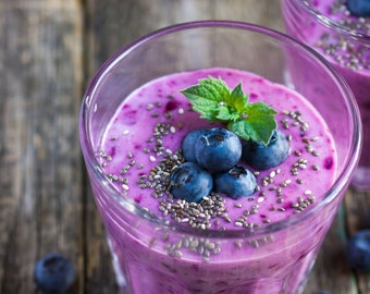 Blueberry Cocoa Fruit Smoothie Mix - Smoothie - Housewarming Gifts - Gifts For Clients - Hostess Gifts - Gifts For Bakers