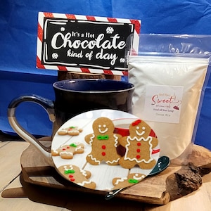 Gingerbread Hot Cocoa - Cocoa - Hot Chocolate - Foodie Gifts - Family Game Nights - Kids Hot Chocolate - Holiday Gift - Gifts For Cooks