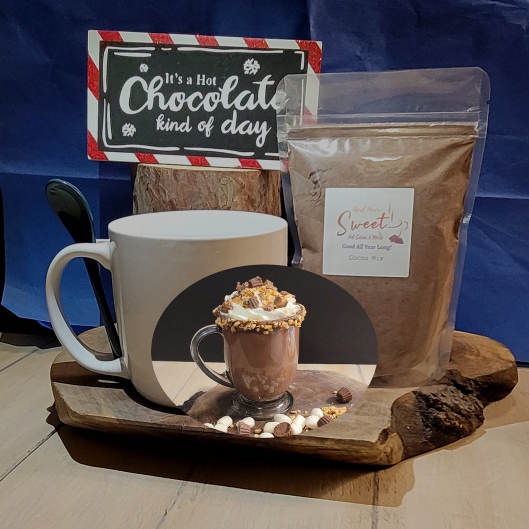 Peanut Butter Cup Hot Cocoa Mix Cocoa Hot Chocolate Birthday Party ...
