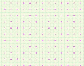 OOP FQ Cut Once, Night - Tula Pink Homemade Quilt Fabric 100% Cotton By the Yard